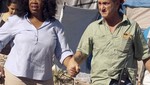 Oprah Winfrey acompaña a Sean Penn a Haití