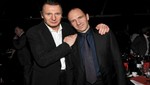 Liam Neeson y Ralph Fiennes se divierten en el rodaje de 'Furia de Titanes'