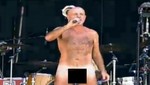 El ex vocalista de Bersuit Vergarabat se desnudó en pleno concierto en Chile