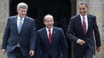 Obama, Calderón y Harper hablan de comercio y energía