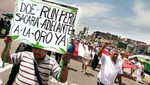 Trabajadores de Doe Run inician paro en La Oroya bloqueando la Carretera Central