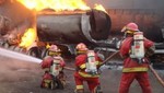 Incendio arrasa almacén en Carapongo