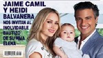 Jaime Camil y Heidi Balvanera encantados con su paternidad