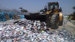 SUNAT destruye 13 toneladas de contrabando en La Libertad