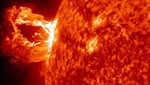La NASA captó gran erupción solar