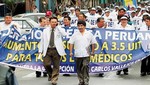 15 mil médicos del Minsa realizan hoy paro nacional