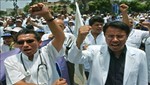 ¿Cree Ud. justo el paro convocado por la Federación Médica Peruana por un aumento salarial?