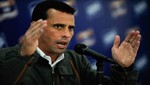 Henrique Capriles: 'Gobierno propone insultos, amenazas y miedo parejo'