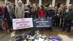 Periodistas españoles denuncian en Bruselas su situación laboral