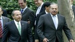 Carlos Slim brindó una charla en la Conferencia de la ADI junto a Felipe Calderón