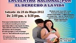 Encuentro Nacional por 'El Derecho a la Vida'