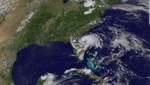 Tormenta tropical Beryl sacude la costa de Florida