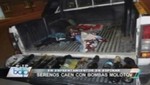 Espinar: encuentran bombas molotov en vehículo de serenazgo
