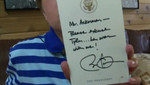Obama escribió nota excusando a niño que faltó al colegio