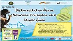 Se realizará III Foro sobre Biodiversidad en Áreas Naturales Protegidas de la Región Junín