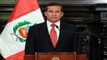Presidente Ollanta Humala: 'La prioridad es combatir la pobreza y desigualdad'
