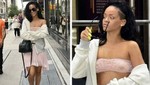 [FOTOS] Rihanna pasea por las calles en sexy transparencia