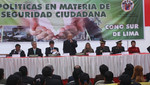 San Juan de Miraflores organizó fórum sobre Políticas en Materia de Seguridad Ciudadana