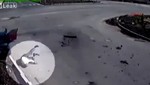 [VIDEO] Hombre sale disparado tras choque automovilístico