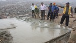 Municipalidad de San Juan de Miraflores construye moderna losa deportiva en La Nueva Rinconada