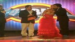 Sheyla Rojas recibió el galardón como la participante Más Querida del Público en los Premios Combate