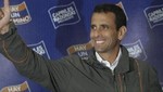 Henrique Capriles felicita a Peña Nieto por victoria en comicios