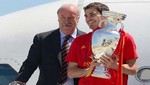 [FOTOS Y VIDEO] Selección de España llegó a su país con la Eurocopa 2012