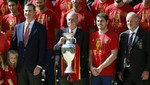 [FOTOS] Selección de España recibió homenaje del Rey Juan Carlos