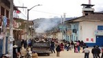 Celendín: protestantes incendiaron municipio