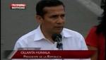 Ollanta Humala arribó a Lima con los once niños rescatados de Sendero Luminoso