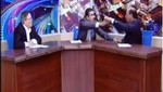 [VIDEO] Se amenazan con arma de fuego en plena entrevista televisiva