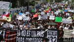 México: Miles de personas salieron a las calles en contra de Peña Nieto
