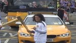 [VIDEO] Kina Malpartida corrió con la antorcha olímpica de Londres 2012