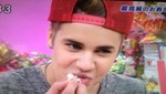 [VIDEO] Justin Bieber comió potajes japoneses hasta con las manos