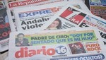 Conozca las portadas de los diarios peruanos para hoy jueves 12 de julio