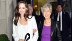 Angelina Jolie está enojada con la madre de Brad Pitt