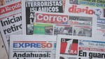 Vea las portadas de los principales diarios peruanos para hoy domingo 15 de enero