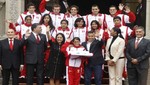 Presidente Ollanta Humala despide a delegación peruana que participará en los Juegos Olímpicos