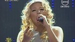[VIDEO] YO SOY: Christina Aguilera conmovió al jurado interpretando 'Contigo en la distancia'
