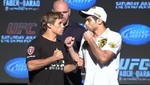 [VIDEOS] El pesaje de Faber vs. Barao por el UFC 149