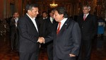 Ollanta Humala se reunió con Alejandro Toledo en Palacio de Gobierno