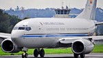 Avión presidencial de Colombia presentó una falla en tierra a minutos de su despegue