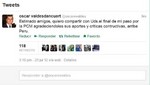 Óscar Valdés se despidió del Consejo de Ministros por Twitter