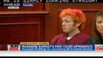 [VIDEO] Masacre de Denver: James Holmes apareció ante el juez con el cabello pintado
