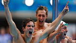 Natación en Londres 2012: Francia triunfa en relevo 4 x 100 Estilo Libre Masculino