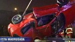 [VIDEO] Llovizna y exceso de velocidad provocan accidente en el Centro de Lima
