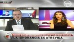 [VIDEO] Beto Ortiz sobre chilena que llamó piojosos a Boras: es una calabaza