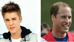 Justin Bieber llamó 'pelado' al príncipe Guillermo