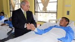 Ministro de Defensa visitó a militares heridos en ataque narcoterrorista en el Vraem