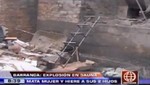 Barranca: Explosión de sauna deja un muerto [VIDEO]